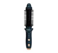 Hair Extensions, Real Hair Clip, Black, Wireless, Curling Brush for Women, Styling Comb with Curler Brush and Long Tourmaline Ceramic Cylinder, Curling Brush for Travel, Real Hair (Green, One Size)