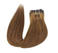 Hair Extensions Real Human Hair Invisible Straight Seamless Clip On Extensions 8pcs With 18 Clips Double Weft 120g Hair Pieces