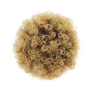 Hair Extensions Synthetic Afro Puffs with Drawstring Hair Pieces Ponytail Hair Bun Updo Hair Extensions Bun For Women Short Curly Bun Hair Pieces For Women,Q9 1B-27