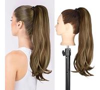 Hair Extensions Synthetic Messy Bun Women Fashion Long Curly Wig Headband Style Bun Ponytail Hair Extensions Hair Comb Bun Wig Hair Pieces For Women,14-22inches-55cm
