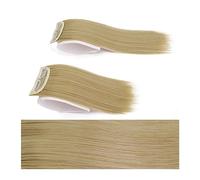 Hair Extensions Synthetic Straight Clip in Hair Extensions Invisible Hairpin Hair Add Women Hair Volume Short Silky Straight Hair Thick One Piece Hairpieces for Thin Hair Hair Pieces(24-613,30cm)