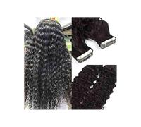 Hair Extensions Wave Tape Human Hair Extensions 20 Pieces 16-26 Inch Wigs(16 inch)