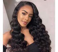 Hair Extensions Wavy Clip in Hair Extensions Real Human Hair 8pcs/Set Hair Clip Ins for Black Women Human Hair Seamless Remy Body Wave Black Clip In Hair Extensions 8-26Inches Human Hair Clip in Exten