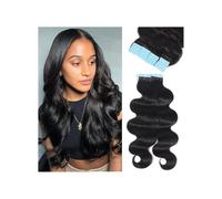 Hair Extensions Women Invisible Double Sided Hair Extensions, Wavy Curly Wigs(24 inch)