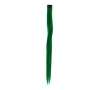 Hair Feathers 60cm Synthetic Colored I-Tip Feather Clip in Hair Extensions Women's High Temperature Fiber Wig Accessories Solid Color Hair(05)