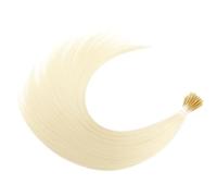 Hair Feathers Synthetic Colored I-Tip Feather Hair Extensions10-50Strands/Pack Women's High Temperature Fiber Wig Accessories Solid Color(6,16inches-50PCS)