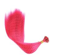 Hair Feathers Synthetic Rainbow Hair Tress For Girl False Strands Fake Feather Hair Extensions Red Green Blue Pink Purple Brown Color(12,16inches-50pcs)