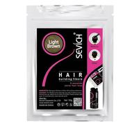 Hair Fibres Light Brown 100g Refill - Natural Hair Powder for Building, Thickening and Hair Loss Coverage in 30 Seconds