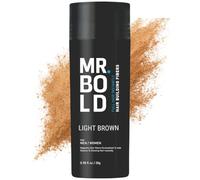 Hair Fibres LIGHT BROWN for Thinning Hair, Natural Keratin Hair Fibres for men & Women for Instant Result, Concealer for Thicker, Fuller Hair, Undetectable & Secure, Premium Long-Lasting Hold