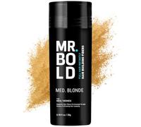 Hair Fibres MEDIUM BLONDE for Thinning Hair, Natural Keratin Hair Fibres for men & Women for Instant Result, Concealer for Thicker, Fuller Hair, Undetectable & Secure, Premium Long-Lasting Hold (28g)