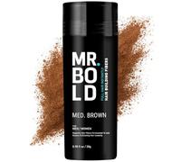Hair Fibres MEDIUM BROWN for Thinning Hair, Natural Keratin Hair Fibres for men & Women for Instant Result, Concealer for Thicker, Fuller Hair, Undetectable & Secure, Premium Long-Lasting Hold (28g)