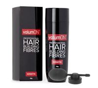 Hair Fibres VOLUMON Keratin Hair Building Fibres for Thinning Hair - Instantly Conceals Thinning Areas for Fuller Thicker Hair - For Men & Women 28g PLUS Spray Applicator (Grey)
