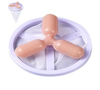 Hair Filter Bag, Lint Catcher Washing Machine, Portable Laundry Trap, Efficient Lint Filter, Pp + Polyester Material, Ideal for Home & Kitchen, 6.77x3.7 Inches