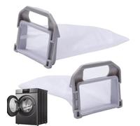 Hair Filter Bag, Pet Hair Catcher, Double Pack Hairs Remover with Efficient Mesh, Washing Machine Lint Bag, Pet Collection Tool with Sturdy Fabric, Dog Cat Cleaner for Cloth Laundry Reusable