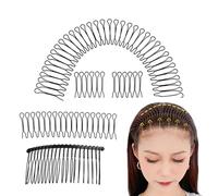 Hair Finishing Fixer Comb - Invisible Hair Fixer U Pin - Hair Updo Styling Tool, Decorative Bangs Holder for Women & Girls Hairstyle, Hair Combs for Women Accessories