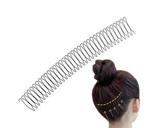 Hair Finishing Fixer Comb, Wire Hair Combs, Stretchable Invisible Hairs Fixer, Bun Holder, Volume Comb, Pins Hairs Updo Styling Tool Decorative Accessories