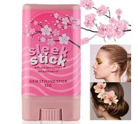 Hair Finishing Stick,Hair Wax Stick,Long Lasting Styling Wax Stick Hair,Hair Styling Gel for Women,Non-Greasy Styling Hair Wax Stick for Flyaways,Hair Styling Wax for Women,Sleek Hair Products