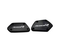 HAIR For BMW R1250R R1250 R Motorcycle Aluminum Front Clutch Brake Fluid Reservoir Caps Oil Tank Cover(Black)