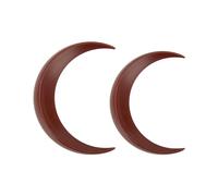 Hair Fork, Hair Pins For Women Shape Of The Moon Abs, French Hair Pin For Birthday Parties Dances Holiday Activities Cosplays (2Pcs) (Brown)
