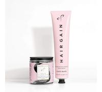 Hair Gain Hair Growth Vitamins Gummies and Nourishing Hair Mask (180 ml) - Bundle of 2