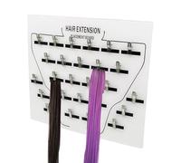 Hair Garland Organiser - Support for Capillary Extensions in Acrylic, Support for Clip Wigs, Support for Transplants | Display for Braid Hangers, Clip Storage