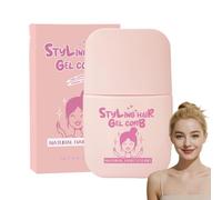 Hair Gel & Wax Stick with Comb,Non-greasy Styling Edge Control for Broken & Flyaway Hair,Hair Styling Wand & Tamer Stick for Women,Natural Ingredients,Gentle for All Hair Types