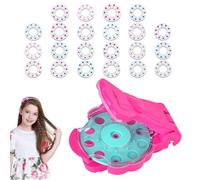 Hair Gem Stamper Kit, Glitter Diamond Styling Tools, Long-Lasting Shine And A Durable, Resistant Shedding Feel, Perfect For Girls' Birthdays, Christmas, And Christmas Gifts (22 sheets)