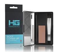 Hair Genetics Root Touch Up Hair Powder - Root Cover Up Instantly Conceals Thin Hairline, Covers Grey Roots, Easy Application, Water & Sweat Resistant Hair Colour for Fuller Hairlines (Medium Brown)