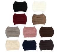 Hair Glamour: Chic Hair Accessories、 Elastic Hair Ties & rubber band - A variety of shapes are available(Dark Grey)