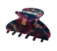 Hair Grips For Women Large Size 3. 5" Handmade French Design Barrettes Tortoise Fashion Accessories Hair Clip for Women (C) Little Clips (Army Green, 7x4. 5cm)