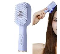 Hair Growth Brush - Electric Scalp Massager Stimulator, Red Light Therapies Device, Anti Hair Loss Thinning Care Tool for Women Home Bed Spa Salon Travel Use Bath Shower 7.28 X 2.55 X 1.77inch