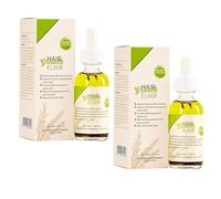 Hair Growth Elixir Oil - 100% Pure Natural Organic Rosemary, Castor & Almond Oil Serum for Hair Loss Treatment & Scalp Care, for Men & Women, 1.69 Fl Oz (2 PCS)