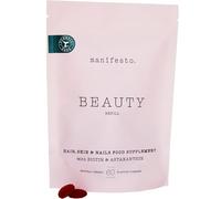 Hair Growth Multivitamin Gummies for Women - Biotin, Astaxanthin, Açai, Vitamin C, A, E, Zinc, Selenium - Boosts Collagen, Gut Health - 60 Hair Skin Nails Gummies - Vegan - Cherry Flavour - Pouch