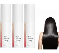 Hair Growth Oil Spray,Advanced Natural Hair Growth Oil with Rosemary Lightweight Hair Oil Spray-Non-greasy,Promotes Thicker Natural Hair,Damage Repair,Loss Prevention,Ideal for Dry Scalp (3 Pcs)