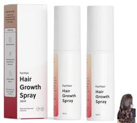 Hair Growth Oil Spray, Natural Hair Growth Oil, Stronger and Hair Thickening Spray, Anti Hair Loss, Damage Repair, Nourishes Hair, 50ml (2pcs)
