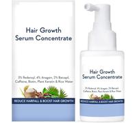 Hair Growth Serum Concentrate - 3% Redensyl, 4% Anagain, 2% Baicapil, Caffeine, Biotin, Plant Keratin & Rice Water - Hair Growth Serum for Men & Women (Pack of 1)