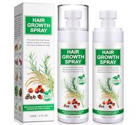 Hair Growth Serum Spray, 2 Pack Hair Growth Spray With Rosemary, Batana & Castor Oil, Biotin Caffeine Ginseng for Scalp Care, Thinning & Loss Hair Regrowth Thickening for Women Men