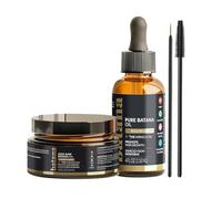 Hair Growth Set - Nourishing Hair Conditioner and Oil, Hair Thickening System Set with Brush, for Preparing After Showering and Before Styling, Seasonal for Home, Salon, Gym