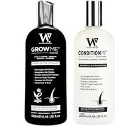 Hair Growth Shampoo & Conditioner by Watermans UK Biotin, Argan Oil, Allantoin, Rosemary, Niacinamide, Lupin. Male & Female Hair Loss Products