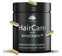 Hair Growth Supplement with AnaGain® | 60 Capsules - 1 month supply | Hair Growth and Hair Gain Supplement, Fuller, Thicker Hair | Bamboo, Keratin, AnaGain & more - Made in the UK by Hellenia