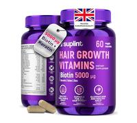 Hair Growth Vitamins - Biotin 5000 mcg with MSM & Keratin - Hair and Nails Vitamins for Women - 60 Capsules - Hair Growth Supplement for Stronger, Healthier Hair (1 Pack)