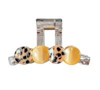 Hair Hair Accessory Leoaprd Print Slip Design Formal Informal Wear Stylish Leoaprd Print Clip Secure for Long Lightweight