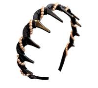 Hair Headbands, Trendy Hair Head Bands High Cranium for Girls, Vintage Hairband with Teeth Hoop for Daily Gym Sports Wedding Running Dating School Work Party Travel Birthday