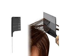 Hair Highlight Comb, Professional Hair Stylist Comb with Stainless Steel Rat Tail, Ergonomic Design, Safe Use, Premium Material, Practical and Versatile for Home and Salon