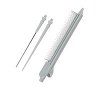 Hair Highlighter Comb With Metal Pick Hair Sectioning Clips Comb Baber Hairstylist Tools Hair Clips Comb Hair Dyes Comb Highlighting Comb