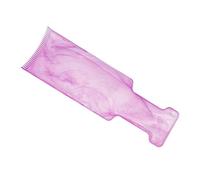 Hair Highlighting Board with Wide Flat Work Area, Smudge purple | Fine Comb Teeth Along the Board, Integrated Grip, Wide for Section-by-Section Hair Color Application