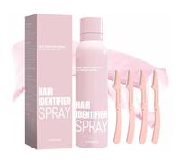 Hair Identifier Dermaplaner Set - Moisturizing Spray for Face Shaving and Skin Care, Hair Identifier S-pray for Dermaplaning Gentle and Easy to Use for Men & Women (1 Set)