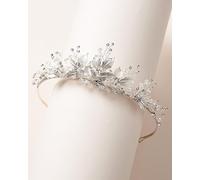 Hair Jewelry Crown Tiaras for Women Black Crown Bride Headdress Wedding Bridesmaid Flower Girl TiaraGold-colormutil
