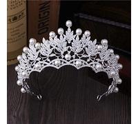 Hair Jewelry Crown Tiaras for Women Crystal Pearl Crowns Rhinestone Tiara Brides Hairband Hair Jewelry Princess Crown Fashion Wedding Hair Accessories by GAGALU