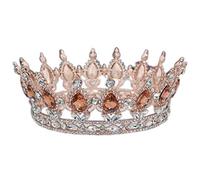 Hair Jewelry Crown Tiaras for Women Delicate Handmade Starfish Crystal Simulated Pearls Hairband Tiaras Crown Bride Bridal Wedding Decorative Jewelry As Showmutil